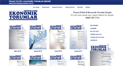 Desktop Screenshot of ekonomikyorumlar.com.tr